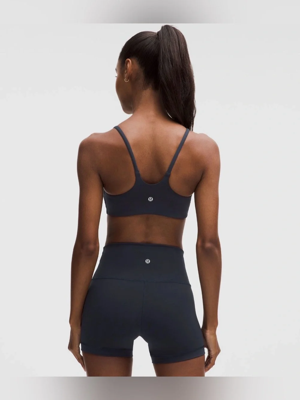 Lululemon Wunder Train Strappy Bra True Navy B/C Sz 10 NWT
